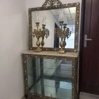 آینه و بوفه طرح برنز