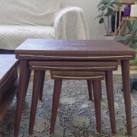 ست میز جلو مبلی + سه‌تایی عسلی