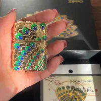 فندک زیپو لیمیتد طرح طاووس