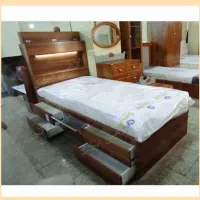 تخت خواب تکنفره، ال ای دی دار با تشک