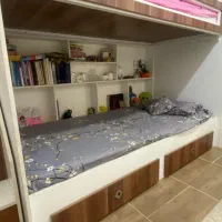 تخت دو طبقه کاملا نو و مرتب