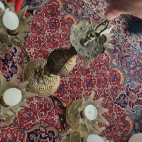 لوسترچهارشاخه همراه بالاله|لوستر و چراغ آویز|تبریز, |دیوار