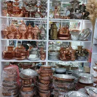 فروش تعدادی ظروف مسی دست ساز و شرکتی با کیفیت