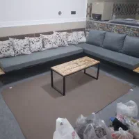 مبل ال چوب و فلز لار