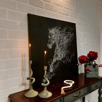 تابلو مدرن اسب تِرام