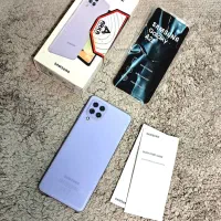 samsung A22 بنفش 128 رام 6 دو سیم کارت