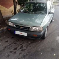 پراید 85 سبز زیتونی