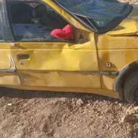 پژو 405 زرد تاکسی بیرون شهری