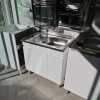 کابینت زیر سینکی با سینک اخوان۱۰۰در۵۰آماده نصب|مصالح و تجهیزات ساختمان|رودهن, |دیوار