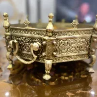 منقل قدیمی کار دست|کلکسیون اشیاء عتیقه|فردیس, شهرک سپاه|دیوار