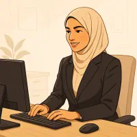استخدام منشی اداری و ادمین خانم