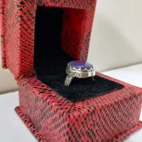 انگشتر عقیق سوسنی