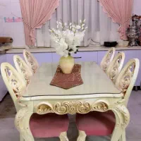 میز ناهار خوری 6نفره پلیمری