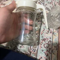 شیشه آب لیمو و شکرپاش