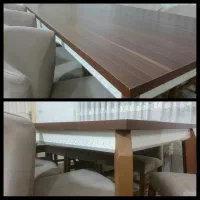 میز ناهارخوری ۸نفره|میز و صندلی غذاخوری|بندر انزلی, سامانسر|دیوار