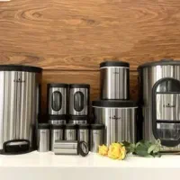 سرویس ۱۴پارچه استیل آشپزخانه یونیک اصل