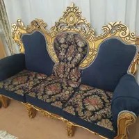 مبل سلطنتی ۷ نفره با جلو مبلی و عسلی|مبلمان خانگی و میز عسلی|پاکدشت, |دیوار