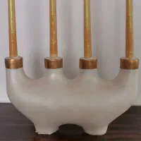 جاشمعی دکوری مینیمال 4 شعله