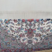 قالیچه ۲۴خانه و۲۷ خانه بافته شده  ۴رنگ ابریشم