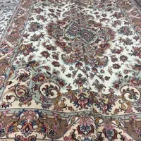 جفت شش متری طرح تبریز  گل ابریشم|فرش|اصفهان, نقش جهان|دیوار