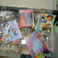 دفترچه طرحدار بزرگ فنری|لوازم التحریر|مشهد, عیدگاه|دیوار