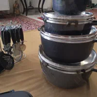 سرویس قابلمه ۲۱تکه دسینی قدیمی|ظروف پخت‌وپز|هشتگرد, فاز ۲ مهستان|دیوار