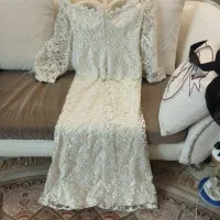 لباس مجلسی ترک بسیار زیبا سایز 38 کت تک سفید|لباس|تهران, جی|دیوار