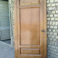 درب چوبی تمام چنار و قابی