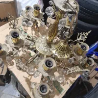 لوستر برنجی|لوستر و چراغ آویز|اراک, |دیوار