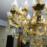 لوستر برنزاصل مدل جدید مجلسی آرامیس|لوستر و چراغ آویز|تهران, افسریه جنوبی|دیوار