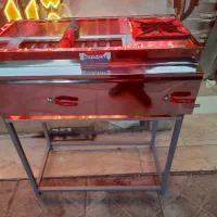 چلو کباب پز ۷ شعله بغل شعله پایه دار