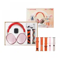 پک ساعت هوشمند 7بند به همراه هدفون p9