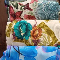 چادر رنگی و مشکی