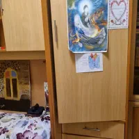 تخت کم جا تاشو به همراه کمد|تخت و سرویس خواب|تهران, قلمستان|دیوار