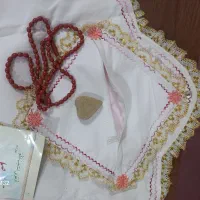 سجاده جشن تکلیف و روسری و چادر مشکی