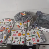 یک عدد سرویس آشپزخانه عروس|سفره، حوله، دستمال آشپزخانه|قم, علی آباد سعدگان|دیوار