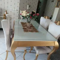 مبل ۷نفره وناهارخوری۶نفره قیمت ۳۰ ملیون|مبلمان خانگی و میز عسلی|تهران, اکباتان|دیوار