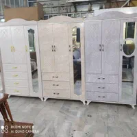 کمد لباس ۳درب وکیوم بوفه آینه دار(خوران چوب)|جاکفشی، کمد، دراور|تبریز, |دیوار