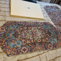 ست رومیزی ترمه ۴ تیکه|پرده، رانر، رومیزی|تهران, شهرک آزمایش|دیوار