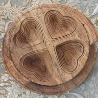 ظرف پذبرایی رومیزی چهارخونه قلبی تنقلات|ظروف سرو و پذیرایی|نیشابور, هفده شهریور|دیوار