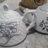 دو عدد قوری چینی|قوری، کتری، قهوهساز دستی|تبریز, |دیوار