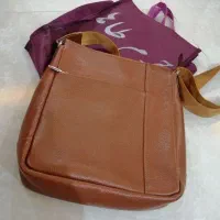 کیف رو دوشی چرم طاها