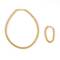 نیم ست Cartier طلایی مدل Zoris پرداخت درب منزل