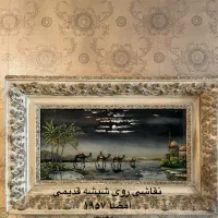 تابلو نقاشی گوبلن فرش گل سرخ