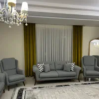 ست مبلمان و غذاخوری طوسی رنگ درحد