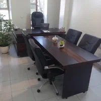 میزجلسات و ریاست کار مدرن پایه ایکس بهمراه صندلی|دفتر کار|تهران, ابوذر|دیوار