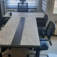 ست کامل میز مدیریت + میز کنفرانس + فایل سه کشو
