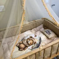 تخت نوزادی LEDدار|تخت و صندلی بچه|تهران, ائمه اطهار|دیوار