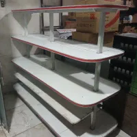 قفسه وسط دوطرفه و استند سیگار