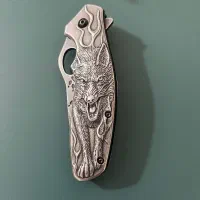 چاقو زنجان طرح گرگ